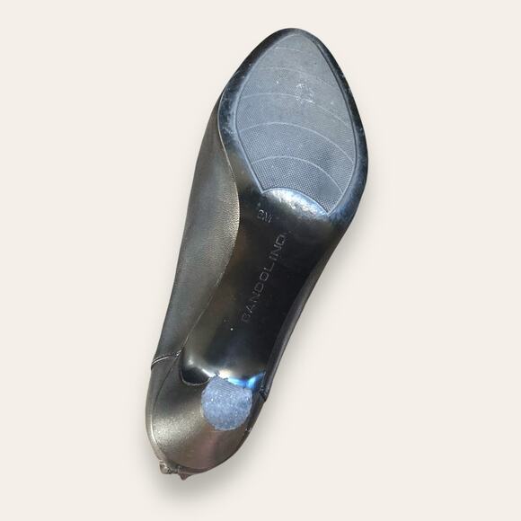 Black Leather size 6 Ankle Boots - Picture 4 of 9